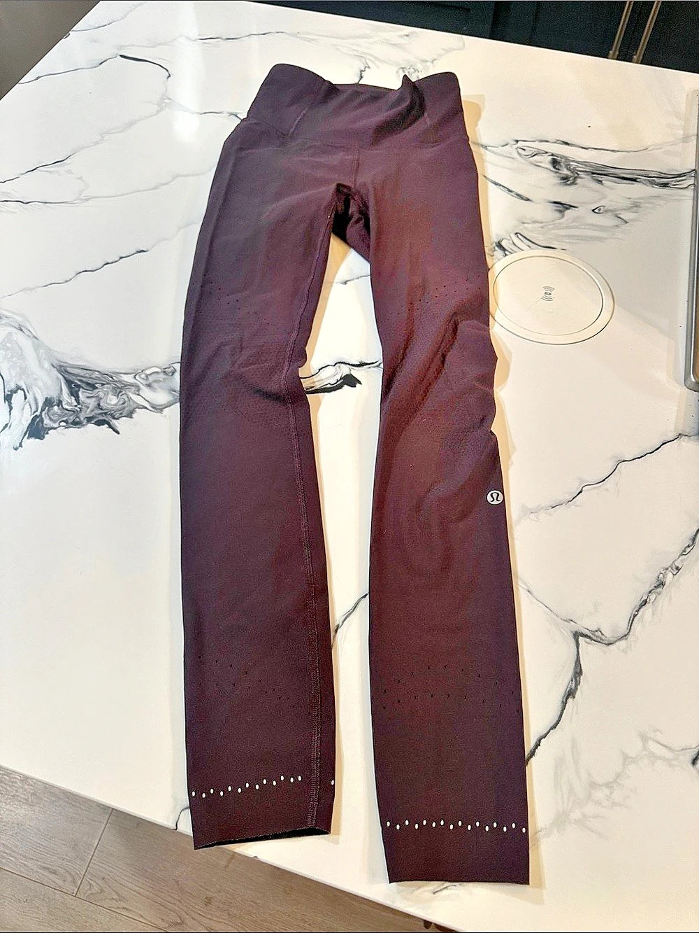 lululemon maroon leggings